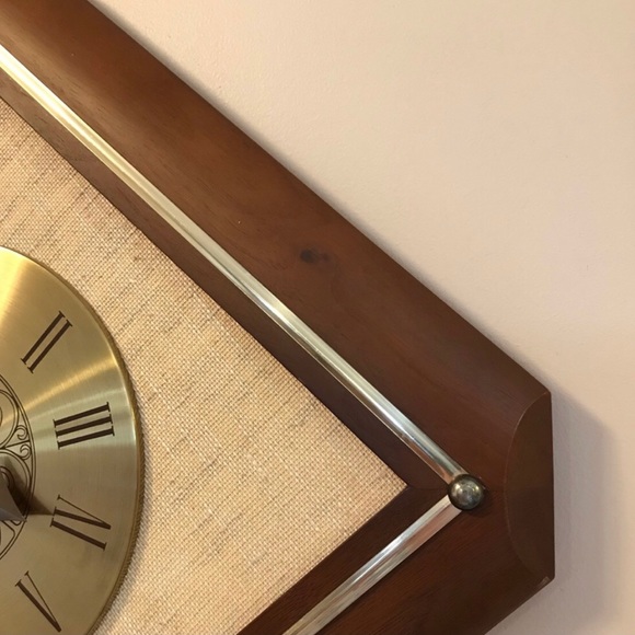 Vintage MCM Westclox no cord wall clock mid century modern - Picture 3 of 9